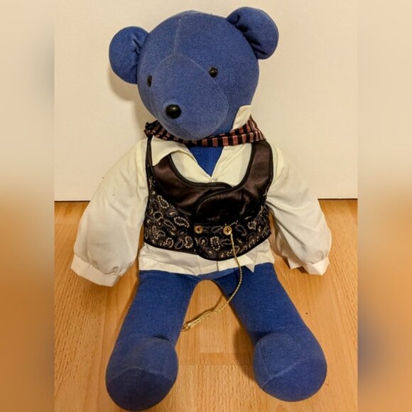 Blue Teddy Bear - Picture 2 of 2